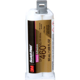 3m 7100148751 3M™ Scotch Weld™ DP460NS Epoxy Adhesive, Duo-Pak, 50 ml Capacity, Off-White image.