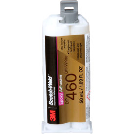 3m 7100148768 3M™ Scotch Weld™ DP460 Epoxy Adhesive, Duo-Pak, 50 ml Capacity, Off-White image.
