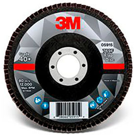 3m 7100178012 3M™ Flap Disc 769F, 05915, T27, 5" x 7/8 in, 40+ YF-weight, 10 Per Case image.