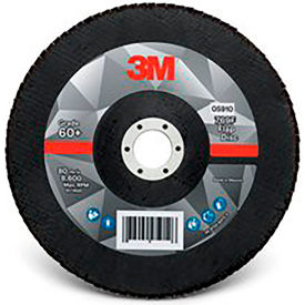 3m 7100178030 3M™ Flap Disc 769F, 05910, T27, 7" x 7/8 in, 60+ YF-weight, 5 Per Case image.