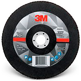 3m 7100178128 3M™ Flap Disc 769F, 05912, T29, 7" x 7/8 in, 40+ YF-weight, 5 Per Case image.