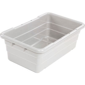 Global Industrial 334181 Global Industrial™ Cross Stack Nest Tote Tub - 25-1/8 x 16 x 8-1/2 White image.