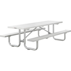 Global Industrial™ 8 Heavy-Duty Aluminum Picnic Table