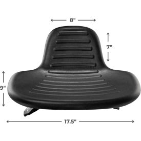 Bevco Sit Stand Stool 3505 - Polyurethane - Black