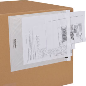Global Industrial 354713 Global Industrial™ Packing List Envelopes, 12"L x 9-1/2"W, Clear, 500/Pack image.