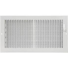 American Metal Products 356W10X4 AmeriFlow® 2-Way Ceiling / Sidewall Register - 11-1/4 X 5-1/4 image.