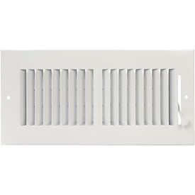 American Metal Products 382W10X4 AmeriFlow® 2-Way Ceiling / Sidewall Register image.