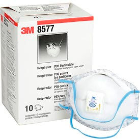 3m 7000002062 3M™ 8577 P95 Disposable Particulate Respirators, Box of 10 image.