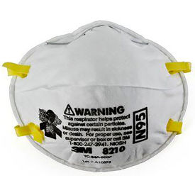 3m 7100132742 3M™ 8210 N95 Disposable Particulate Respirator, 20/Box image.