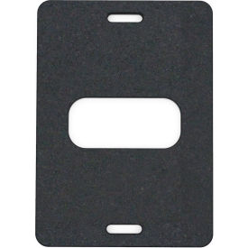 Plasticade 30 Lb. Recycled Rubber Base For Gemstone Vertical Panel Barricade & Parking Signs Black