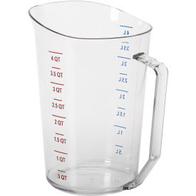 Cambro 400MCCW135 - Camwear Measuring Cup 4 Quarts Clear Polycarbonate NSF