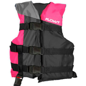Flowt 40310-2-YTH Flowt 40310-2-YTH All Sport Life Vest, Pink, Youth image.