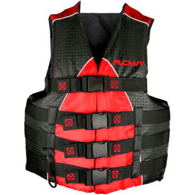 Flowt 40402-2-L/XL Flowt 40402-2-L/XL Extreme Sport Life Vest, Red, Large/X-Large image.