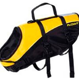 Flowt 40903-S Flowt 40903-S Dog Life Vest, Yellow, Small image.