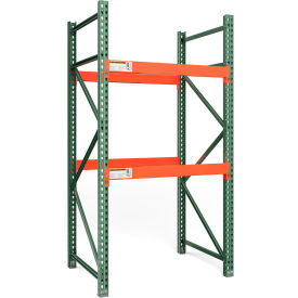 Global Industrial™ Bolted Teardrop Pallet Rack Starter 48""W x 42""D x 96""H 6590 lbs Shelf Cap