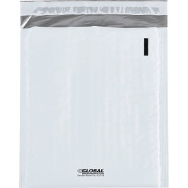 Global Industrial 412518 Global Industrial™ Bubble Lined Poly Mailers, #0, 6-1/2"W x 10"L, White, 250/Pack image.