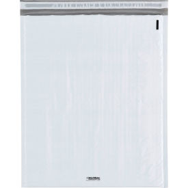 Global Industrial 412524 Global Industrial™ Bubble Lined Poly Mailers, #6, 12-1/2"W x 19"L, White, 50/Pack image.