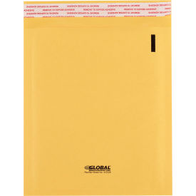 Global Industrial 412528 Global Industrial™ Self Seal Bubble Mailers, #0, 6-1/2"W x 10"L, Gold, 250/Pack image.