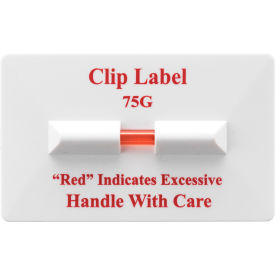 Global Industrial™ Clip Label Impact Indicators 75G Range 100/Box
