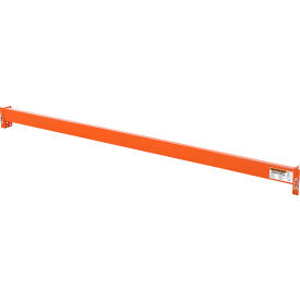 Global Industrial Unslotted Steel Pallet Rack Beam 96"L x 4"H 3230 Lb. Cap. Set Of 2 
