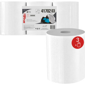 WypAll® X70 Cloths Center-Pull 9.8 x 12.2 White 275/Roll 3 Rolls/Carton