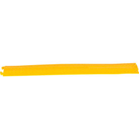 Vestil Manufacturing MRHR-39-YL Molded Rubber Hose & Cable Ramp and Protector, Yellow image.