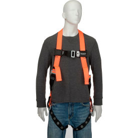 North Safety T4500/UAK Miller® Titan Non-Stretch Harness, Tongue Buckle Legs, L/XL image.