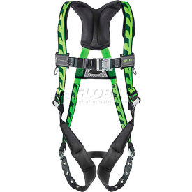 North Safety AC-TB/UGN Miller AirCore™ Harness, Tongue Buckle, Green, AC-TB/UGN image.