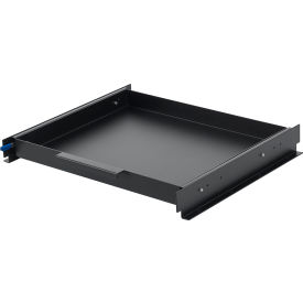 Global Industrial 436995BK Slide Out Printer Tray For Global Industrial™ Powered Laptop Carts image.