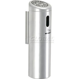 Dci  Marketing 711207 Smokers Outpost® Wall Mounted Ashtray, Silver image.