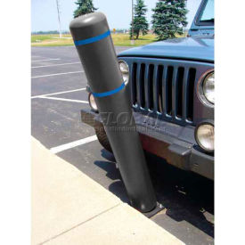 52""H FlexBollard™ - Concrete Installation - Black Cover/Blue Tapes