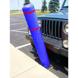 52""H FlexBollard™ - Concrete Installation - Blue Cover/Red Tapes