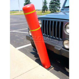 52""H FlexBollard™ - Concrete Installation - Red Cover/Yellow Tapes