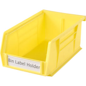 Aigner Index Inc TR-1300 Aigner Tri-Dex TR-1300 Slide-In Label Holder 13/16" x 3" for Shelf Bins, Price per Pack of 25 image.
