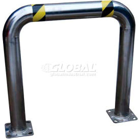 Vestil Manufacturing HPRO-SS-36-36-4 Stainless Steel High Profile Machinery Guard 36" L x 36" H x 4-1/2" Dia image.