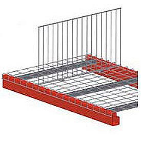 Global Industrial 968641 Global Industrial™ Pallet Rack Wire Deck Divider, 34"D x 18"H image.