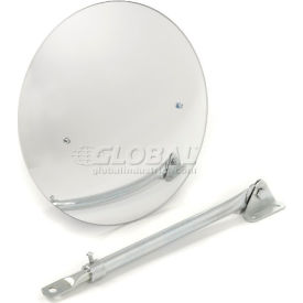 Vision Metalizers IC1800-OLD Round Acrylic Convex Mirror W/Plastic Back, Indoor, 18" Dia., 160° Viewing Angle image.
