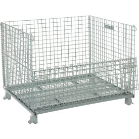 Global Industrial 493395 Global Industrial™ Folding Wire Container 48"L x 40"W x 36-1/2"H 3000 Lb. Capacity image.