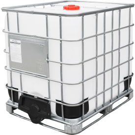 Global Industrial 493531 Global Industrial™ IBC Container 275 Gallon UN approved w/ Composite Metal Pallet Base image.