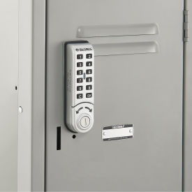 Global Industrial 493722 Global Industrial™ Electronic Vertical Keypad Lock with Master Key image.