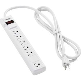 Global Industrial™ Surge Protected Power Strip 5+1 Outlets 15A 900 Joules 6' Cord