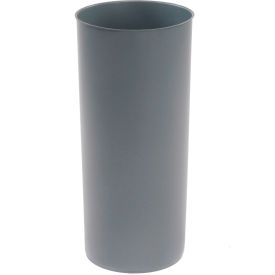 Rubbermaid Commercial Products FG355200GRAY Rigid Liner for 22 Gallon Rubbermaid Marshal Waste Receptacles image.