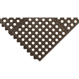 NoTrax® Cushion-Connect™ Anti Fatigue Mat 1/2" Thick 3' x 3' Black