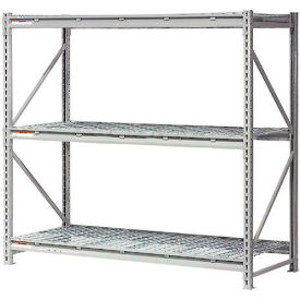 Global Industrial 504465 Global Industrial™ 3 Level, Extra HD Bulk Storage Rack, Wire Deck, Starter, 60"W x 36"D x 72"H image.