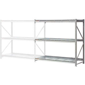 Global Industrial 504492 Global Industrial™ 3 Level, Extra HD Bulk Storage Rack, Wire Deck, Add On, 60"W x 36"D x 72"H image.