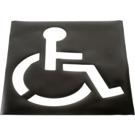 Global Industrial 505199 Global Industrial™ Handicapped Parking Lot Stencil image.