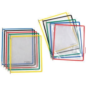 Tarifold Inc P090 Tarifold® Pivoting Pocket Packs, 10 Pockets/Pack, Assorted Colors image.