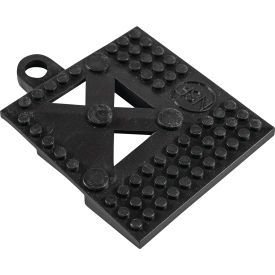 NoTrax® Modular Lok-Tyle™ Drainage Mat Accessory Corner Piece 2" x 2" Black