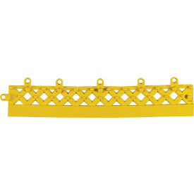 NoTrax® Modular Lok-Tyle™ Drainage Mat Accessory Ramp 2" x 12" Yellow