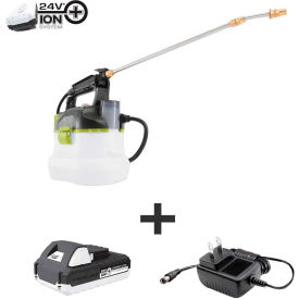 Sun Joe 24V-GS-LTW 24V iON+ Multipurpose Battery Operated Sprayer Kit W/1.3Ah Battery & Charger